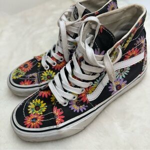 VANS SK8-HI TAPERED PEACE FLORAL LACE UNISEX MEN 6.5 / WOMEN 8.0 SHOES